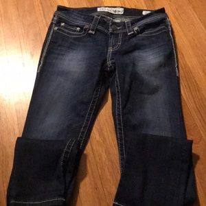 bke womens dark wash sabrina style